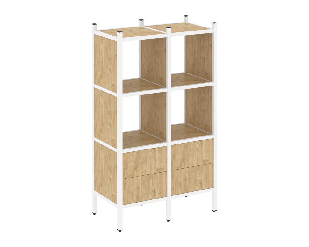 Прямой стеллаж L-03 862x446x1458 Лофт / Loft