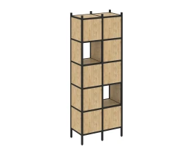 Прямой стеллаж L-05 862x446x1869 Лофт / Loft images