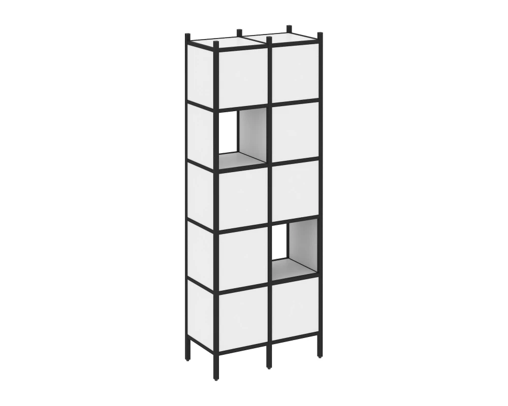Прямой стеллаж L-05 862x446x1869 Лофт / Loft