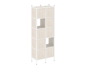 Прямой стеллаж L-05 862x446x1869 Лофт / Loft images