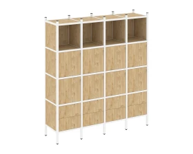 Прямой стеллаж L-09 1694x446x1869 Лофт / Loft images