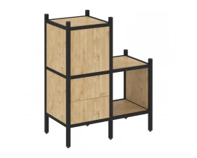 Прямой стеллаж L-11 862x446x1047 Лофт / Loft images