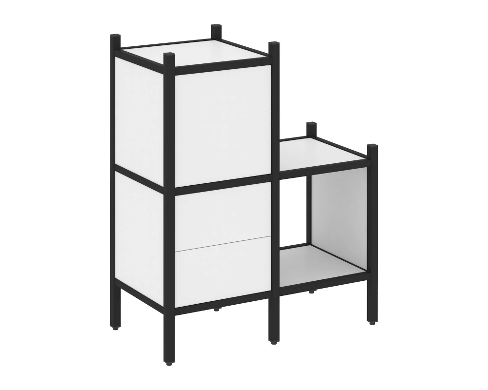 Прямой стеллаж L-11 862x446x1047 Лофт / Loft