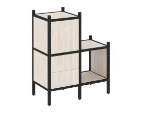 Прямой стеллаж L-11 862x446x1047 Лофт / Loft images