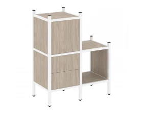 Прямой стеллаж L-11 862x446x1047 Лофт / Loft images