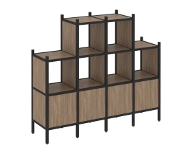 Прямой стеллаж L-16 1694x446x1458 Лофт / Loft images