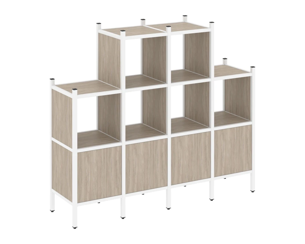 Прямой стеллаж L-16 1694x446x1458 Лофт / Loft