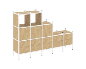 Прямой стеллаж L-19 2110x446x1458 Лофт / Loft images