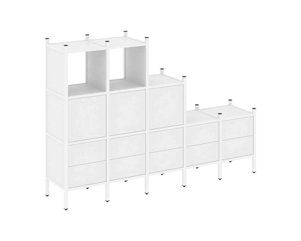 Прямой стеллаж L-19 2110x446x1458 Лофт / Loft