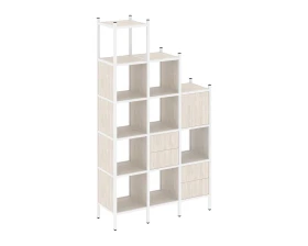 Прямой стеллаж L-21 1278x446x2280 Лофт / Loft images