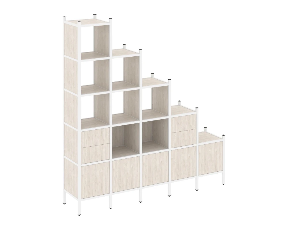 Прямой стеллаж L-23 2110x446x2280 Лофт / Loft