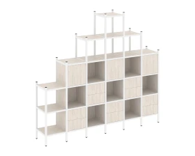 Прямой стеллаж L-24 2526x446x2280 Лофт / Loft images