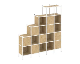 Прямой стеллаж L-25 2110x446x2280 Лофт / Loft images