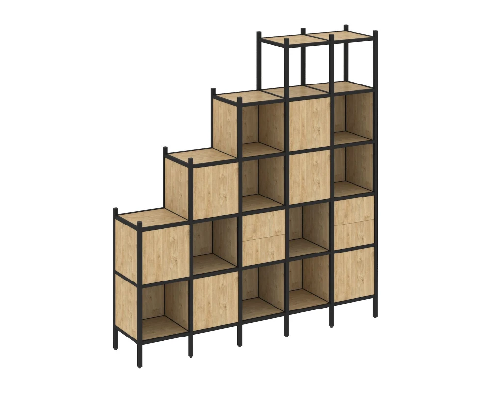 Прямой стеллаж L-25 2110x446x2280 Лофт / Loft