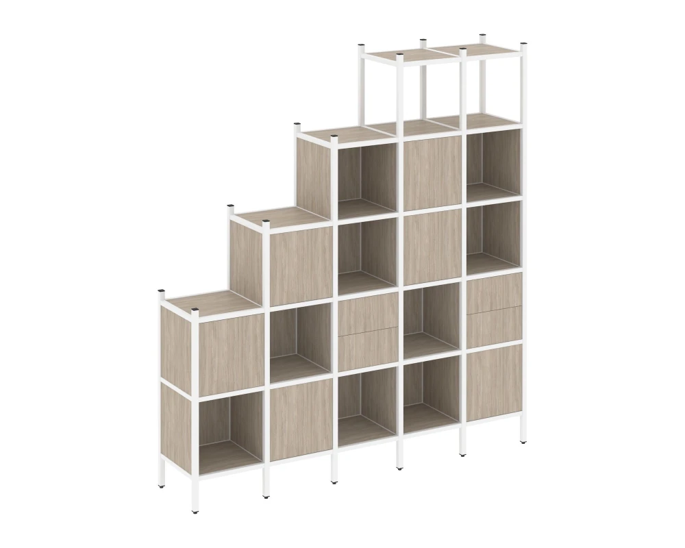 Прямой стеллаж L-25 2110x446x2280 Лофт / Loft