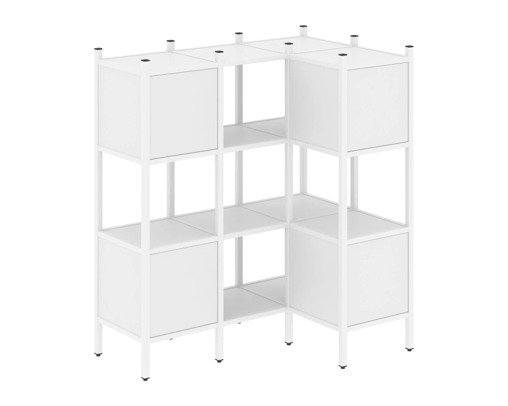 Угловой внутренний стеллаж L-29 1278x862x1458 Лофт / Loft