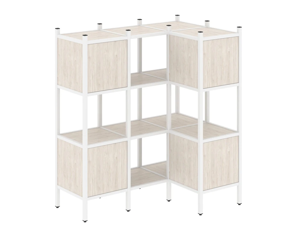 Угловой внутренний стеллаж L-29 1278x862x1458 Лофт / Loft