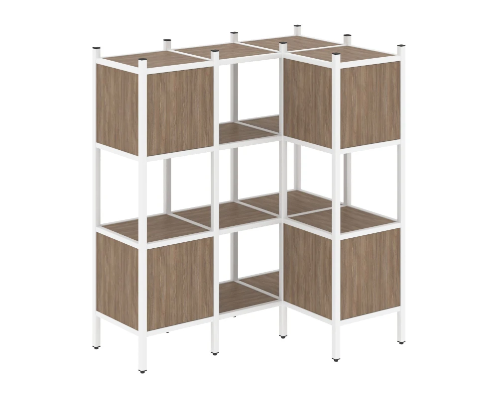 Угловой внутренний стеллаж L-29 1278x862x1458 Лофт / Loft