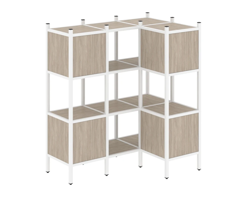 Угловой внутренний стеллаж L-29 1278x862x1458 Лофт / Loft