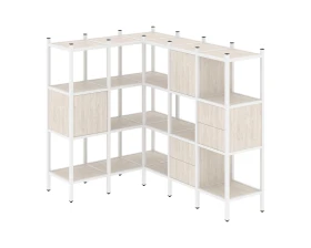 Угловой внутренний стеллаж L-30 1278x1278x1458 Лофт / Loft images