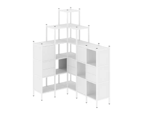 Угловой внутренний стеллаж L-43 1278x1694x2280 Лофт / Loft images