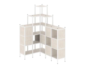 Угловой внутренний стеллаж L-43 1278x1694x2280 Лофт / Loft images