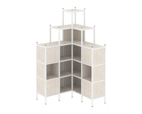 Угловой внутренний стеллаж L-45 1278x1278x2280 Лофт / Loft images