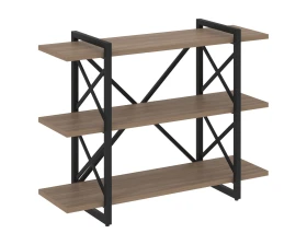 Стеллаж на регулируемых опорах - 3 полки 1200х400х910 Лофт / Loft images