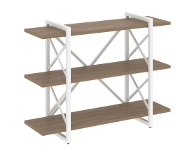 Стеллаж на регулируемых опорах - 3 полки 1200х400х910 Лофт / Loft images