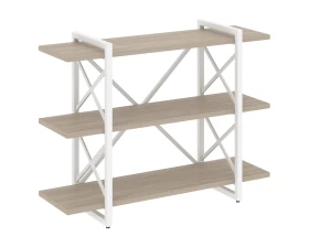 Стеллаж на регулируемых опорах - 3 полки 1200х400х910 Лофт / Loft images