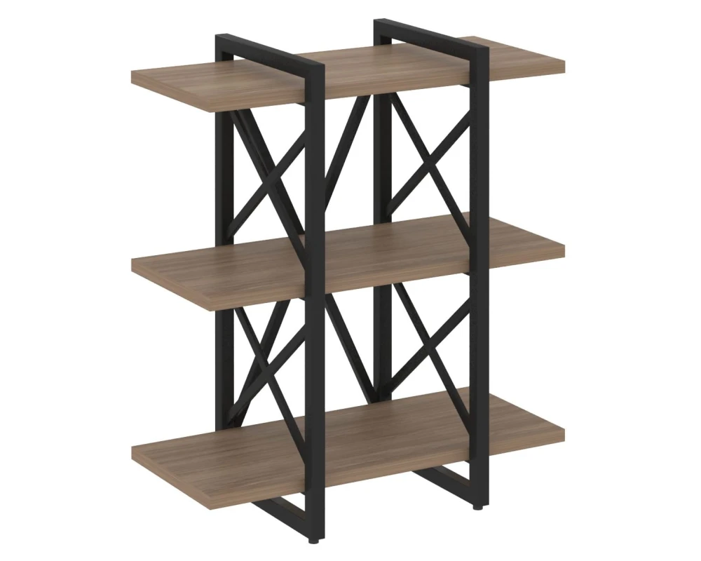 Стеллаж на регулируемых опорах - 3 полки V 800х400х910 Лофт / Loft