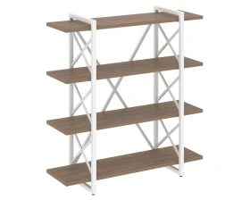 Стеллаж на регулируемых опорах - 4 полки 1200х400х1280 Лофт / Loft images