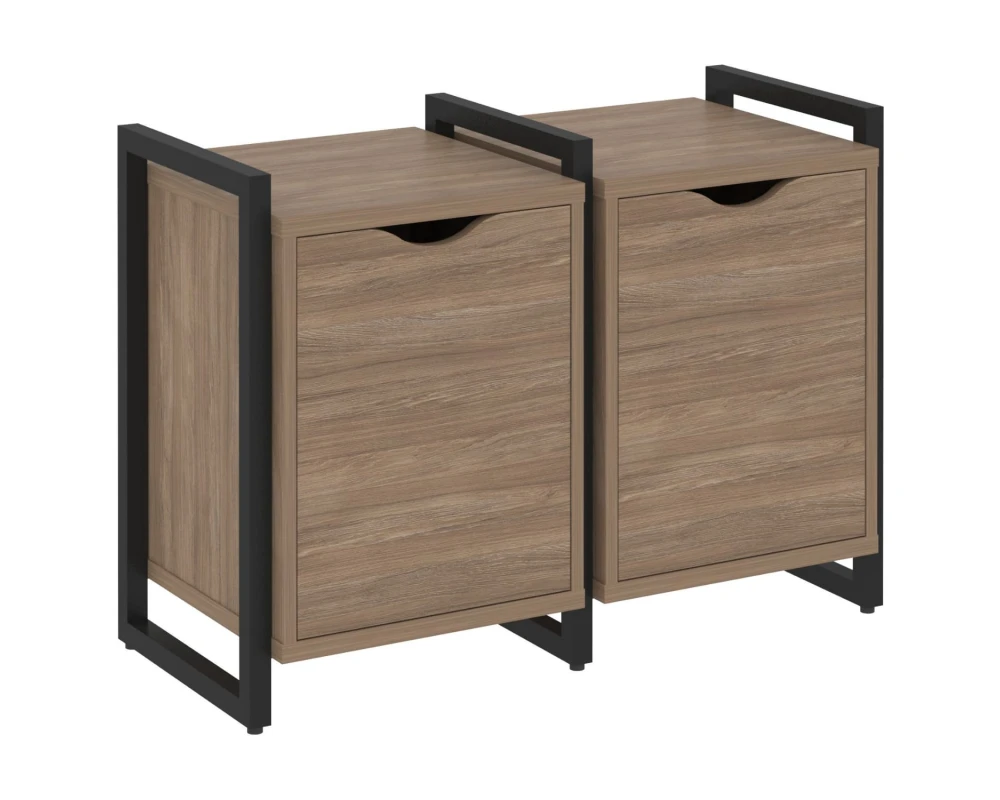 Тумба на регульруемых опорах наборная. Вариант №2 970х460х719 Лофт / Loft