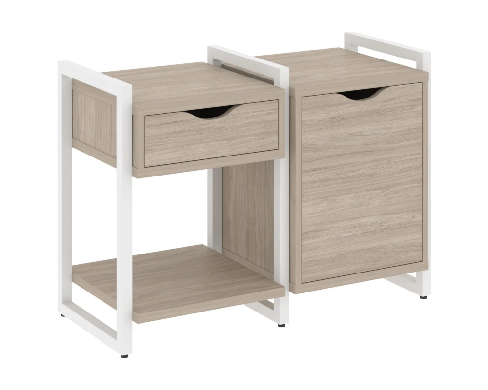 Тумба на регульруемых опорах наборная. Вариант №3 970х460х719 Лофт / Loft