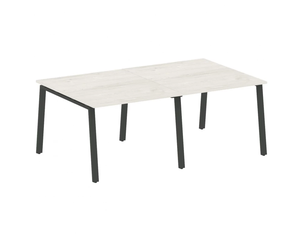 Переговорный стол (2 столешницы) на А-образном м/к 200x123,5x75 Метал Систем / Metal System