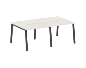 Переговорный стол (2 столешницы) на А-образном м/к 200x123,5x75 Метал Систем / Metal System images