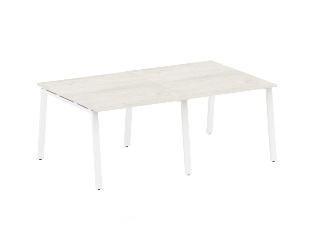 Переговорный стол (2 столешницы) на А-образном м/к 200x123,5x75 Метал Систем / Metal System