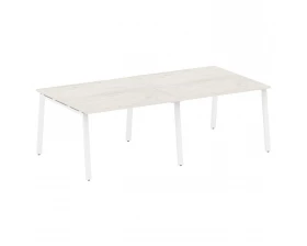 Переговорный стол (2 столешницы) на А-образном м/к 240x123,5x75 Метал Систем / Metal System images