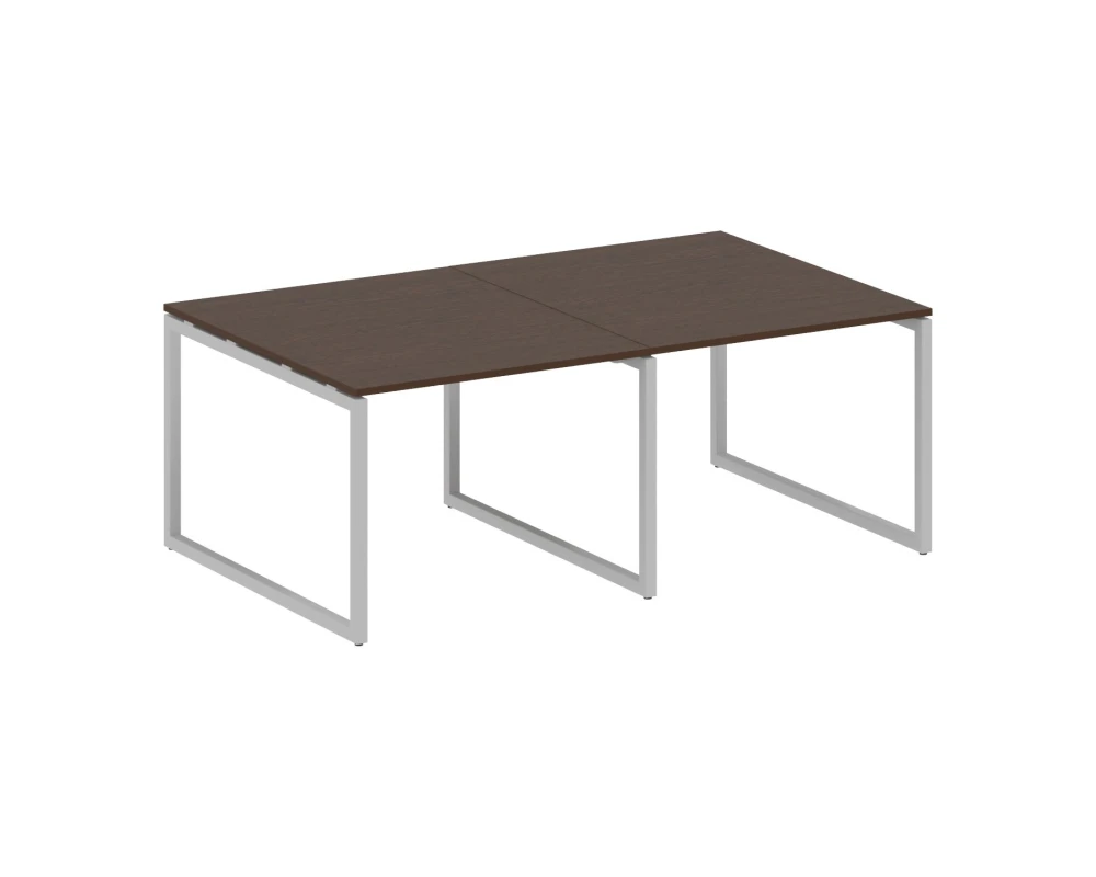 Перег. стол (2 столешницы) на О-образном м/к 2000x1235x750 Метал Систем Куатро 4х4 / Metal System Quattro 4x4