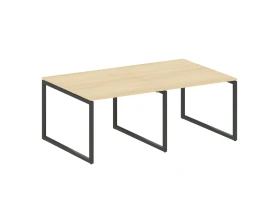 Перег. стол (2 столешницы) на О-образном м/к 2000x1235x750 Метал Систем Куатро 4х4 / Metal System Quattro 4x4 images