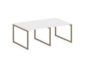 Перег. стол (2 столешницы) на О-образном м/к 2000x1235x750 Метал Систем Куатро 4х4 / Metal System Quattro 4x4 images