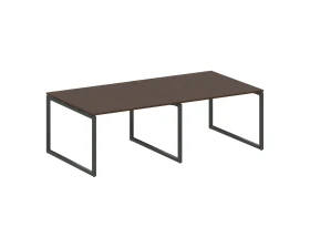 Перег. стол (2 столешницы) на О-образном м/к 2400x1235x750 Метал Систем Куатро 4х4 / Metal System Quattro 4x4 images