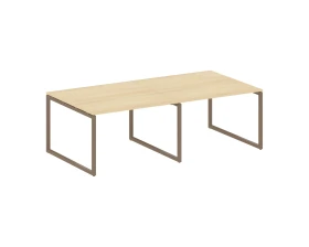 Перег. стол (2 столешницы) на О-образном м/к 2400x1235x750 Метал Систем Куатро 4х4 / Metal System Quattro 4x4 images