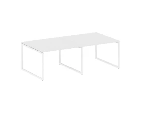 Перег. стол (2 столешницы) на О-образном м/к 2400x1235x750 Метал Систем Куатро 4х4 / Metal System Quattro 4x4 images