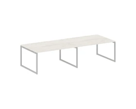 Перег. стол (2 столешницы) на О-образном м/к 3200x1235x750 Метал Систем Куатро 4х4 / Metal System Quattro 4x4 images