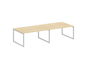 Перег. стол (2 столешницы) на О-образном м/к 3200x1235x750 Метал Систем Куатро 4х4 / Metal System Quattro 4x4 images