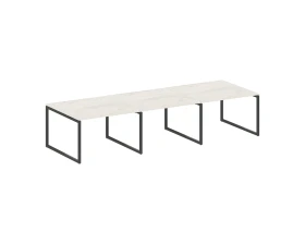 Перег. стол (3 столешницы) на О-оразном м/к 3600x1235x750 Метал Систем Куатро 4х4 / Metal System Quattro 4x4 images