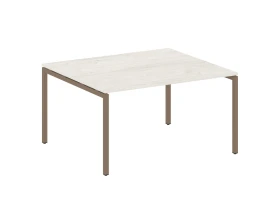 Переговорный стол (1 столешница) на П-образном м/к 1400x1235x750 Метал Систем Куатро 4х4 / Metal System Quattro 4x4 images