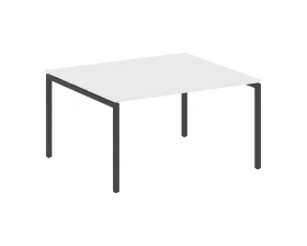 Переговорный стол (1 столешница) на П-образном м/к 1400x1235x750 Метал Систем Куатро 4х4 / Metal System Quattro 4x4 images