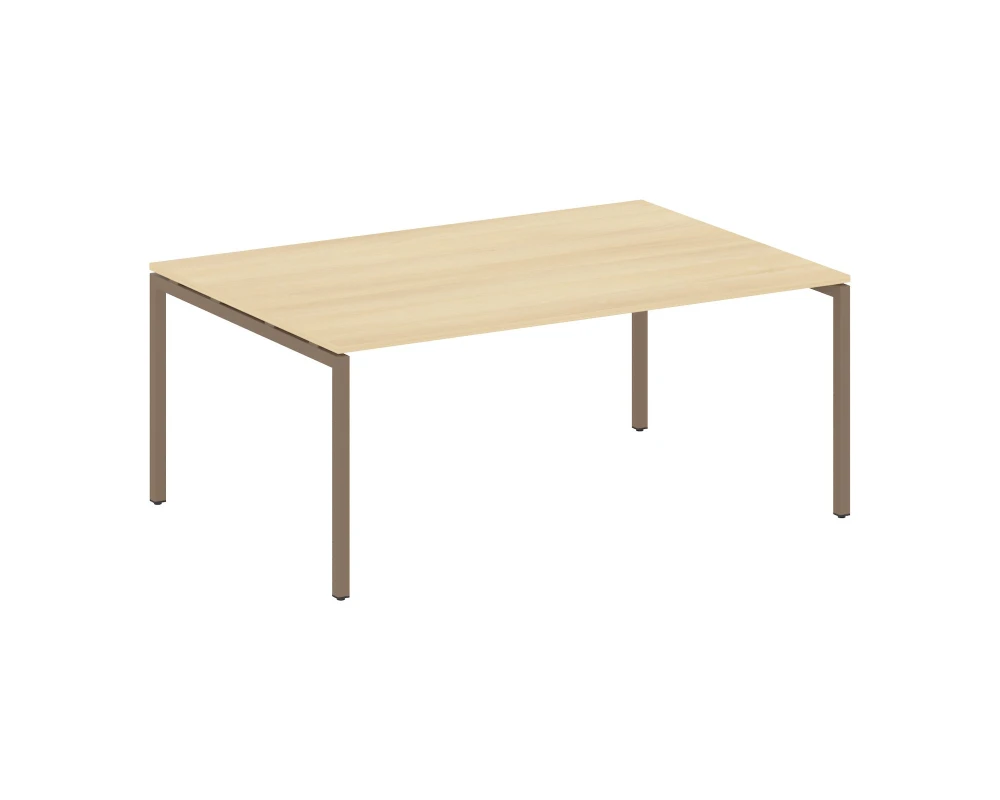 Переговорный стол (1 столешница) на П-образном м/к 1800x1235x750 Метал Систем Куатро 4х4 / Metal System Quattro 4x4